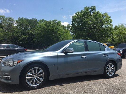 2016 Q50 20% graphite tint