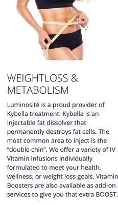 Kybella and metabolism boosters