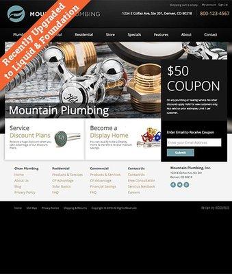 Turnkey Plumbers Website - eCommerce