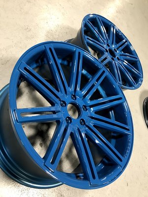 Leguna Seca Blue Vossen 20" Rims