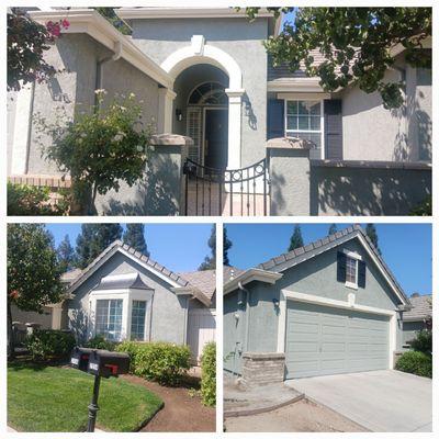 Recently painted the exterior of this house in the Fresno area.