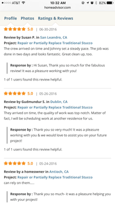 Real reviews from real verified homeowners!