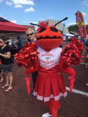 10/14/17. Saturday afternoon. 35th Annual FireAnt Festival. Downtown Marshall, Texas. 90 degrees.