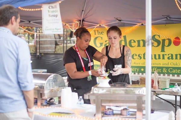 Garden Spot serving up chili verde. Courtesy of Rocio Garcia Photography