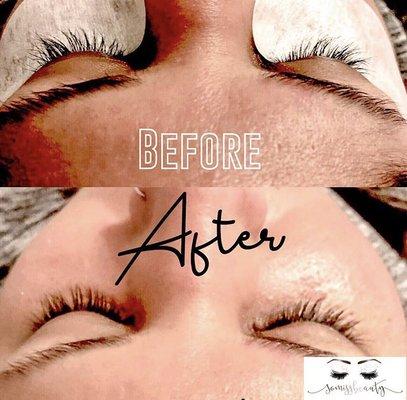 Lash lift and tint!