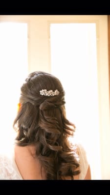 My wedding hairstyle by the talented Tonya