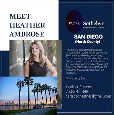 Heather Ambrose, Local Encinitas Realtor