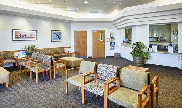 The Medical side of Pima Dermatology - A spacious Lobby (and excellent Front Office staff not pictured here) await!