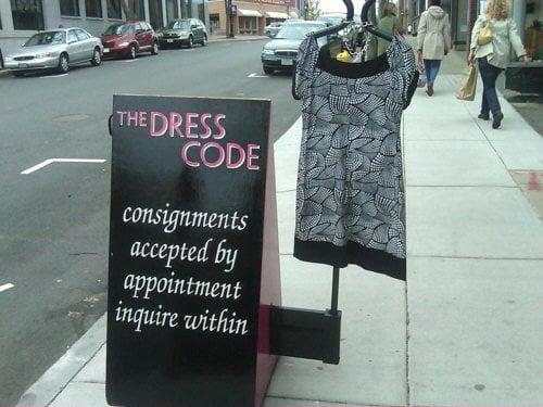 Outside Display at The Dress Code