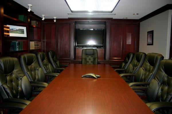 We provide three conference rooms for your use.