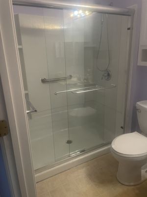 Tub to walk-in shower conversion...