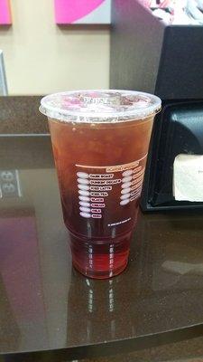 Iced Tea Half Unsweet and Half Sweet