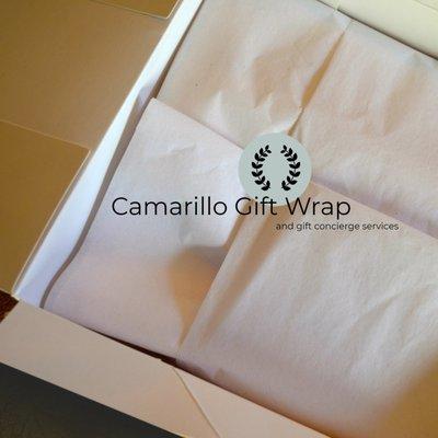 Every wrap includes Tissue paper and sticker closure, gift card, ribbon and choose from a wide arrangement of gift wrap designs.