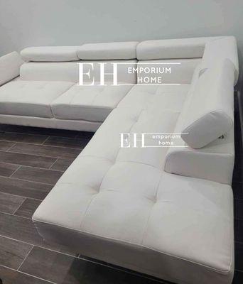 Faux leather sectional sofa 4 colors new modern $799