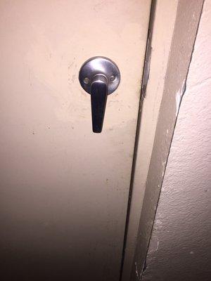 Broken door knob