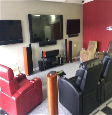 Hook Me Up installs and maintains the complete audio and visual "Man Cave"  , including the 84 inch 4K TV's , sound systems a...