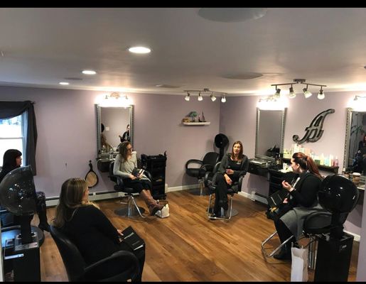 Continuing education is a must at Affinity Salon.  It's even better when we get it right in the salon.