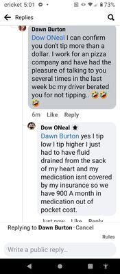 Bashed online by assistant store manager Dawn Burton