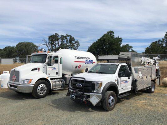 Our new Bobtail and service truck