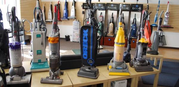 Vacuum options at Jones Sew & Vac