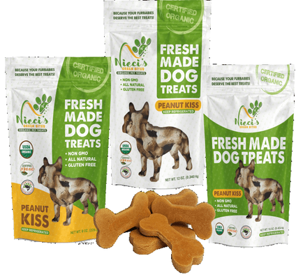 USDA certified organic pet treats for dog, cat and horse