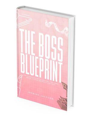 Book mockup of a book I independently published on behalf a client entitled "The Boss Blueprint."