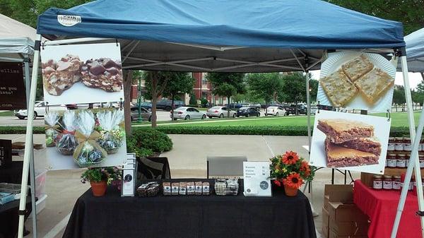 Display at Keller Farmer's Market