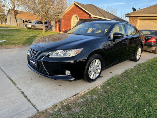 Check out this Lexus after our Premium wash package, Schedule now to get these results!