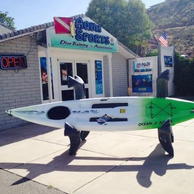 Aqua Sports offers paddleboards and kayaks!