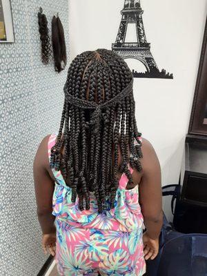 Kids Feed-in braids.