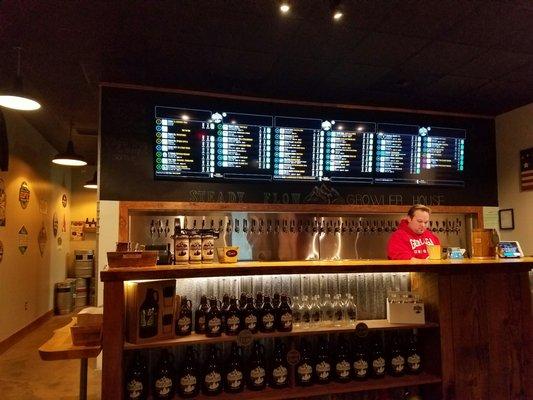 Extensive beer list