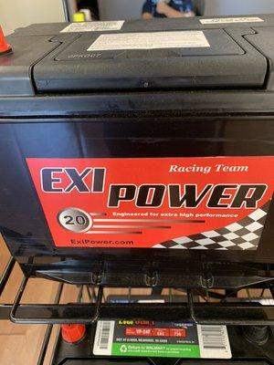 Exipower Race Car Batteries