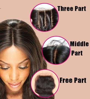 Virgin Hair Parts