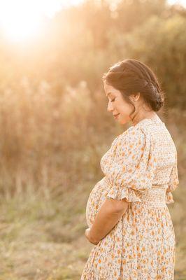 Outdoor maternity session in our privately leased field.