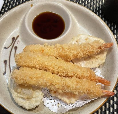 3 Shrimp & 3 Vegetable Tempura Appetizer