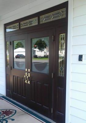 Commercial building entry doors