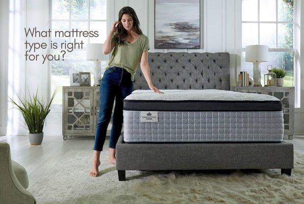 Kingsdown Mattresses, Wellsville Memory Foam Mattresses, Weekender Hybrid Mattresses