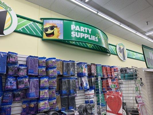 Party supplies