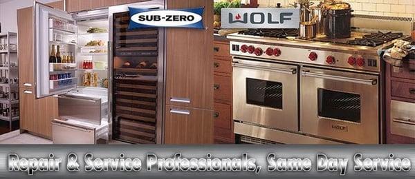 Sub Zero/Wolf Repairs - Same Day Service