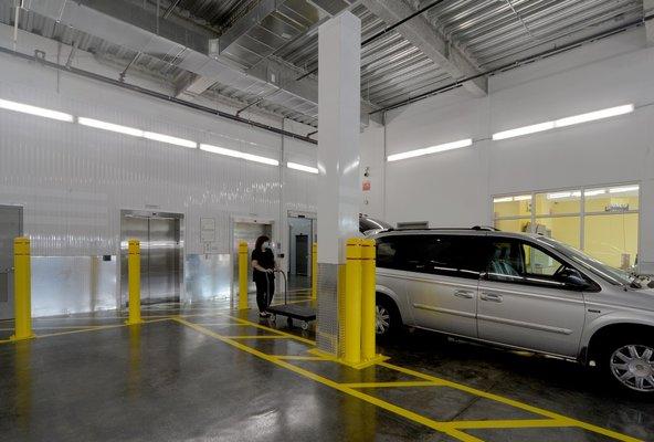 4 - Our Drive-in Loading Bays are Designed for Hassle Free Loading and Unloading Your Vehicle