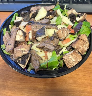 Italian Steak Salad.. with balsamic vinaigrette.