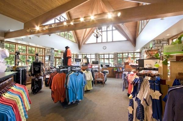 Golf Pro Shop. Featuring brands like Linksoul, Foot Joy, Under Armour, Titleist, Callaway, TaylorMade & Ping