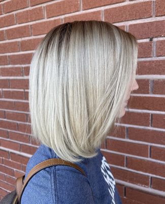 Blonde bob