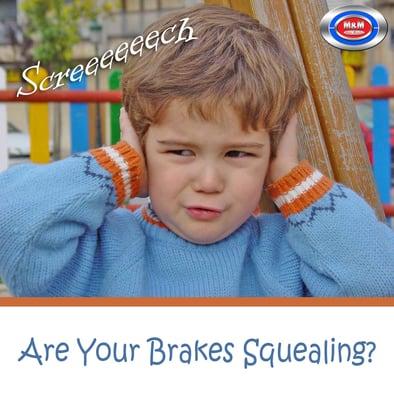 Are your brakes squealing?