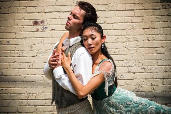 Carolina Ballet. Intimate Voices, choreography Robert Weiss, Gabor Kapin and Margaret Severin-Hansen. Photo by Tim Lytvinenko.