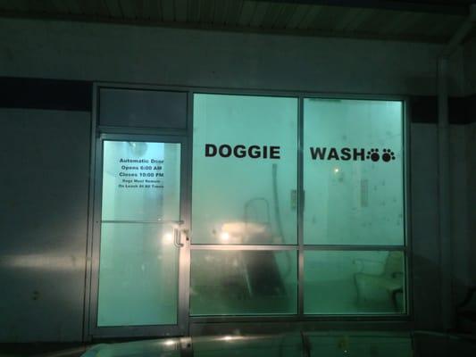 Doggie wash!