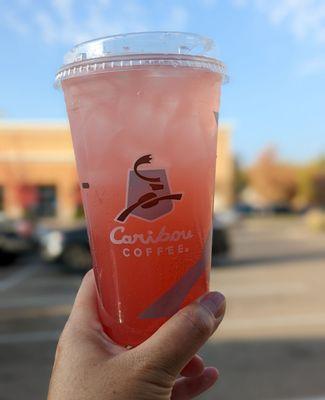 Sparkling cherry limeade. It's a large.