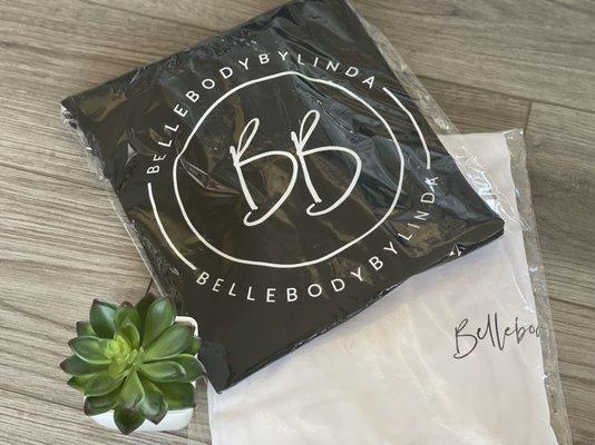 New clients receives a free Bellebodybylinda T-shirt!