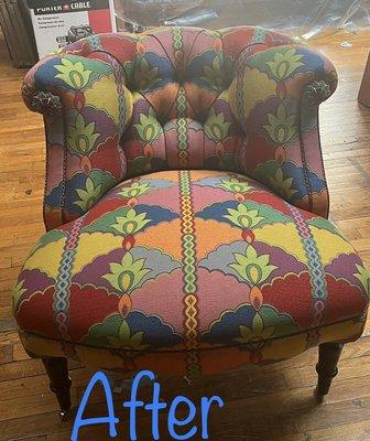 After Reupholstering