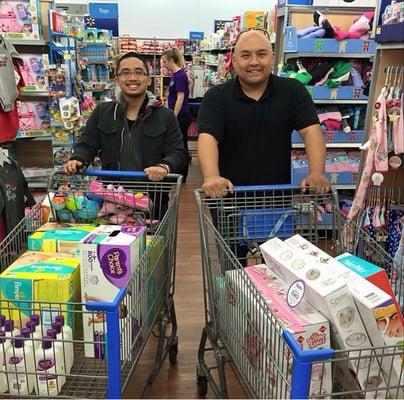 The FieldLogix Team shopping for toys to donate to children at a local Women's shelter!